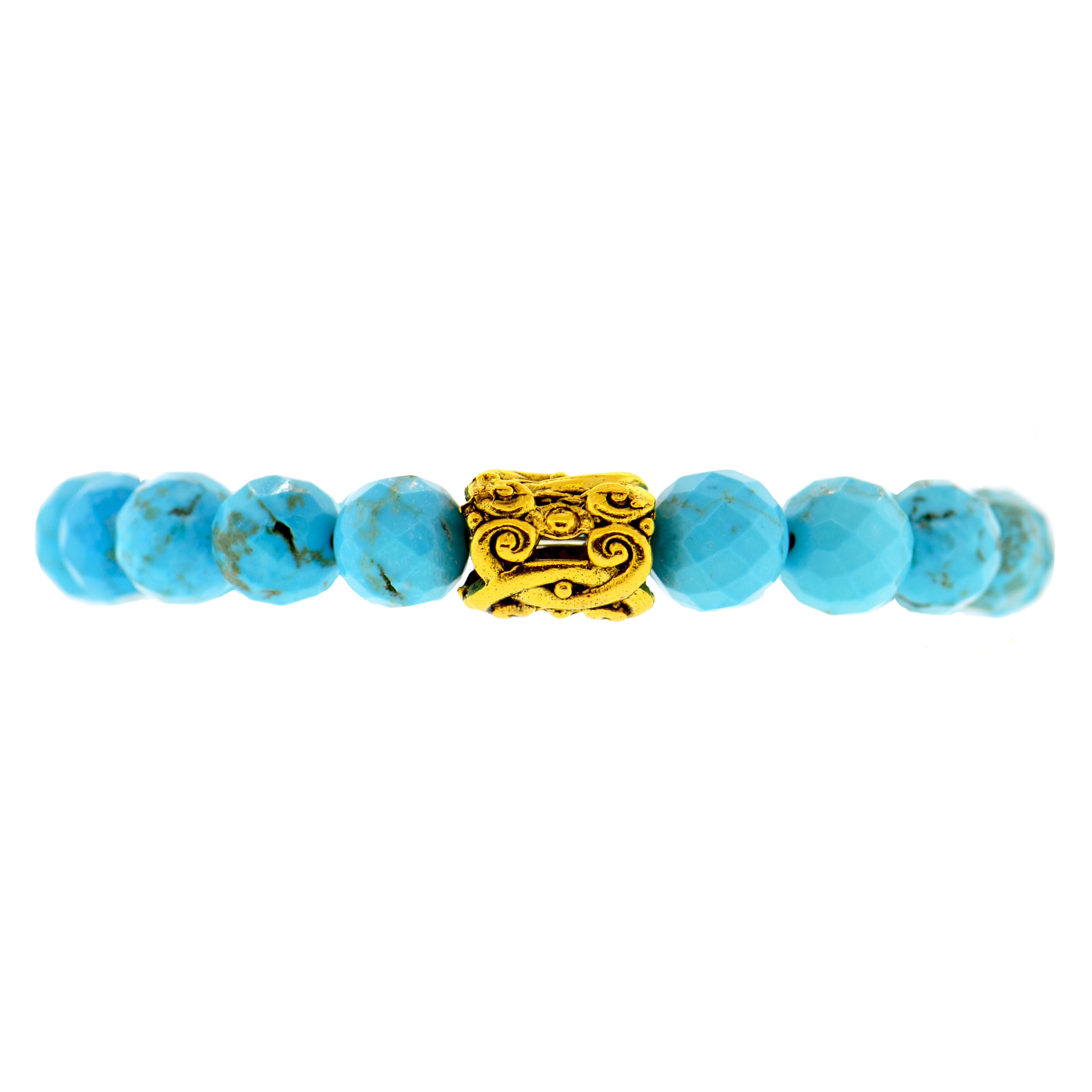 Turquoise Baroque Scroll Bracelet