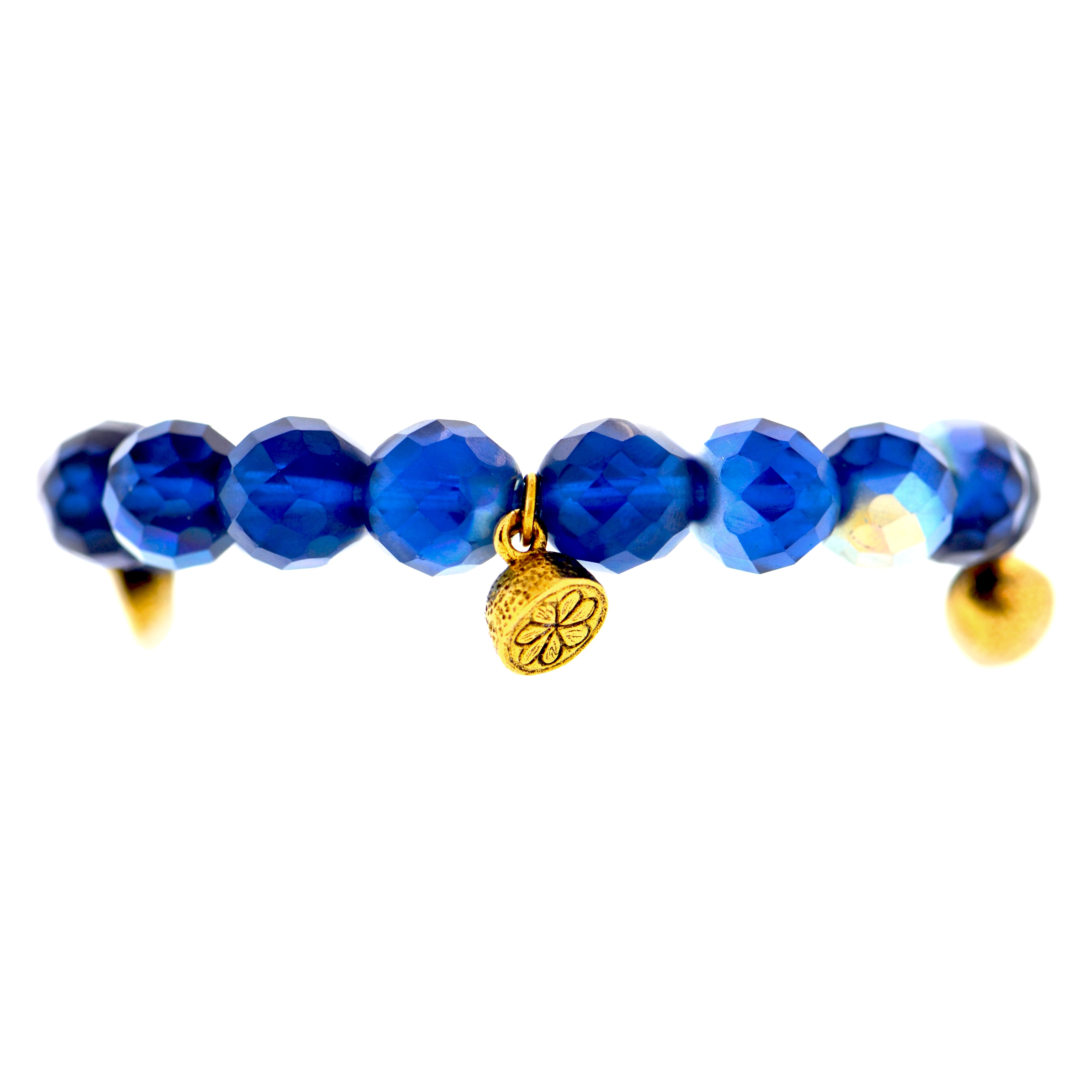 Blue Grotto Half Lemon Capri Bracelet
