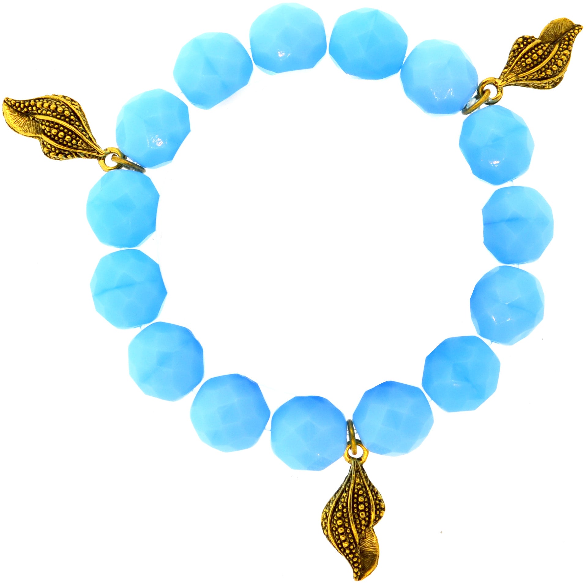 Turquoise Galapagos Conch Shell Bracelet