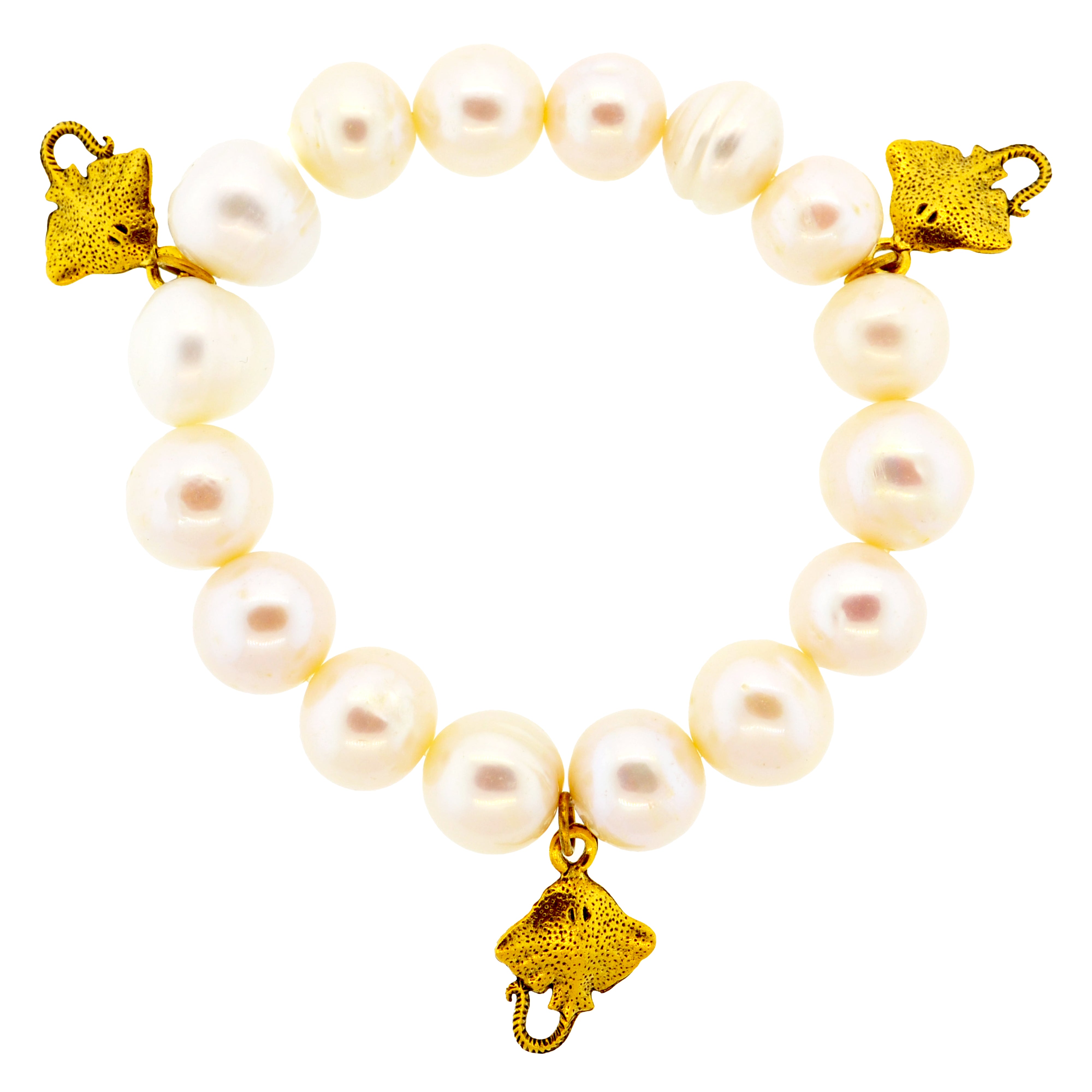 White Pearl Stingray Bracelet