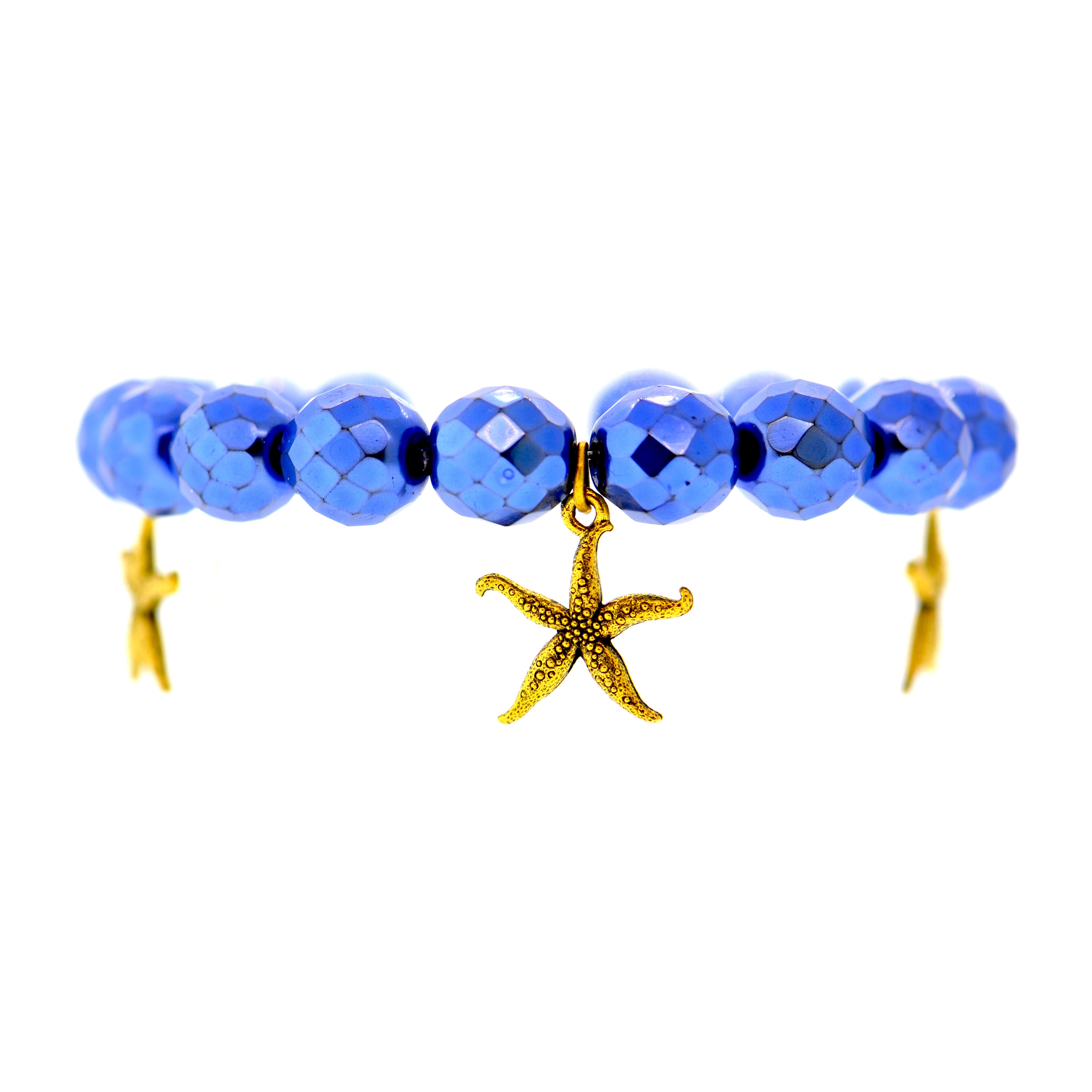 Denim Blue Galapagos Starfish Bracelet