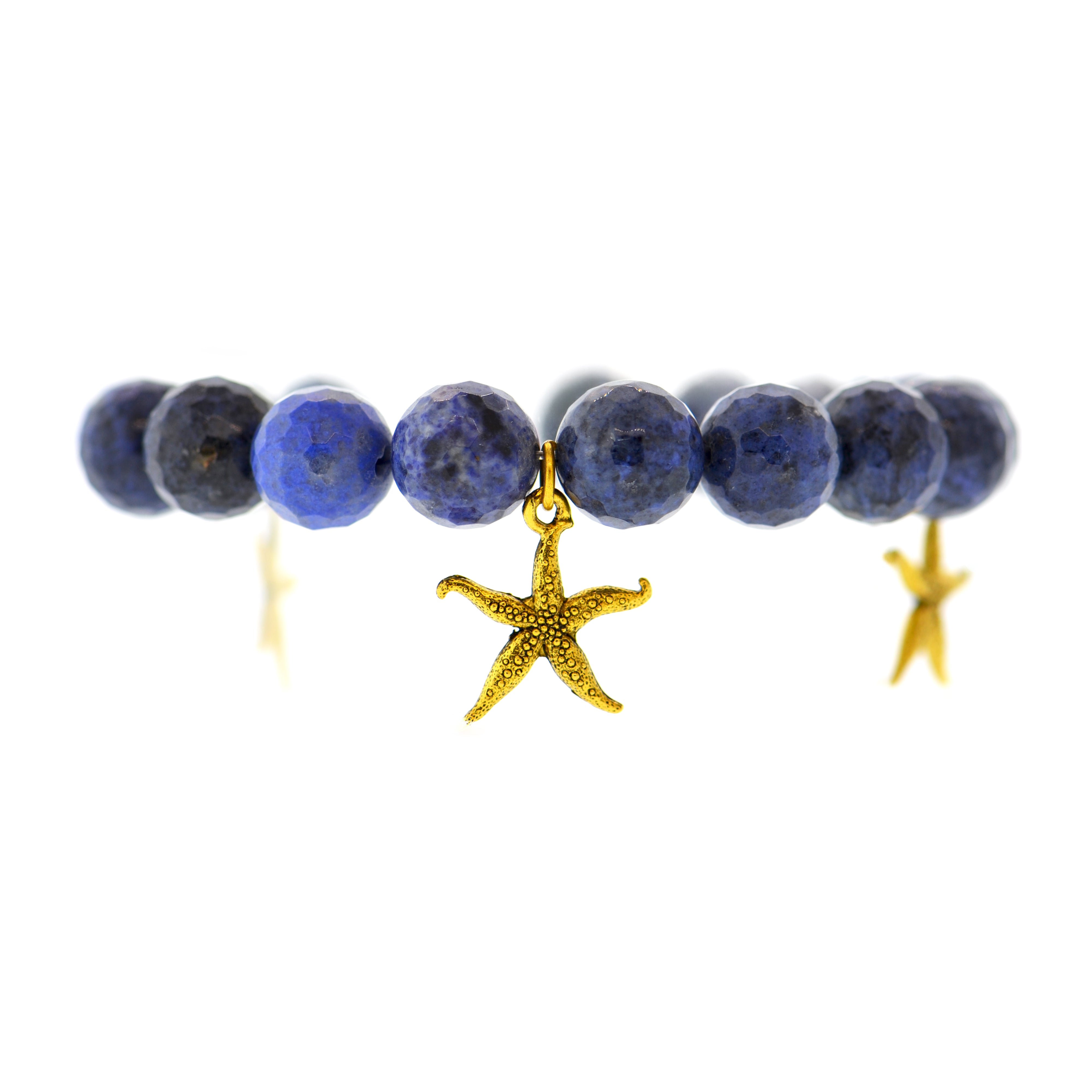 Blue Dumorite Galapagos Starfish Bracelet