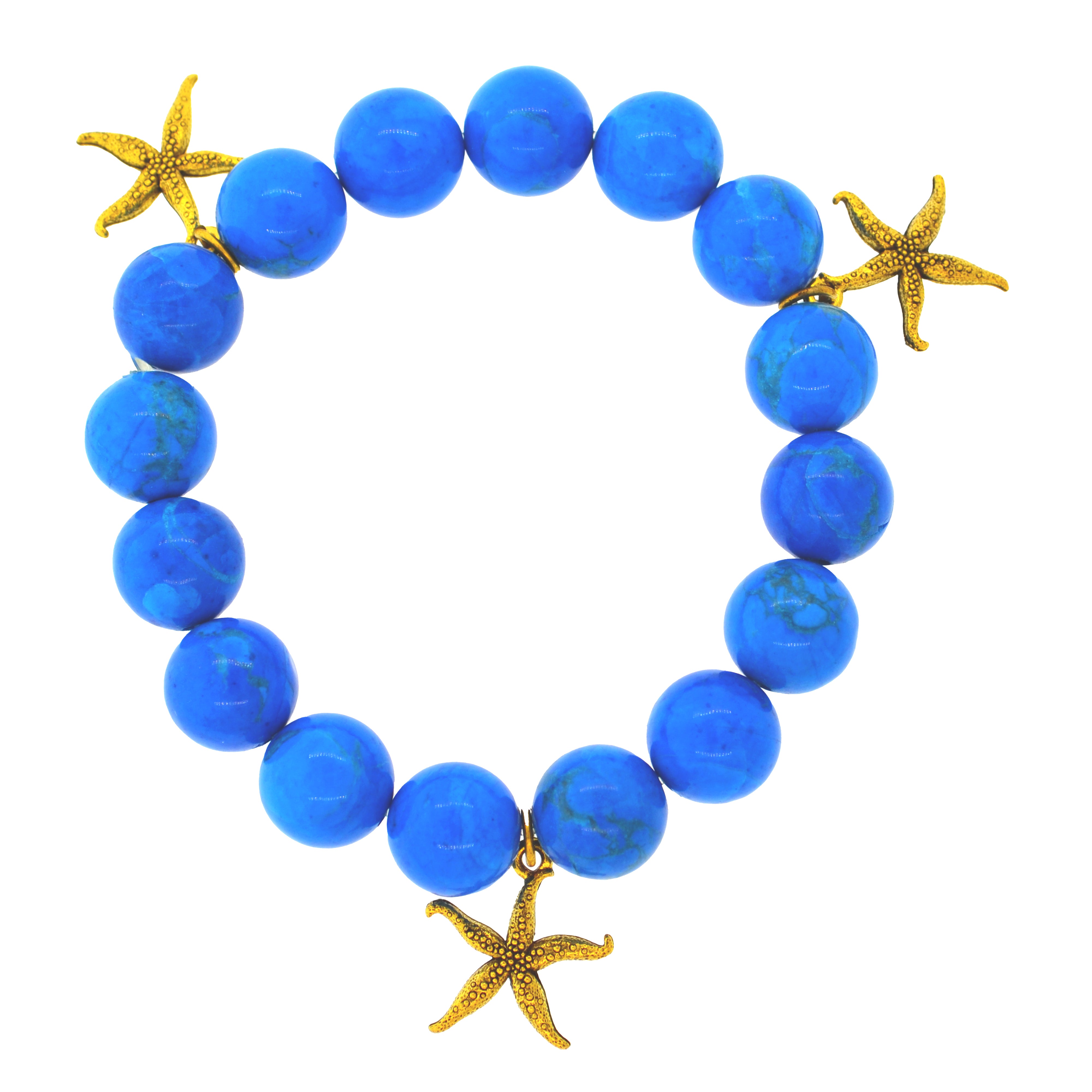 Howlite Galapagos Starfish Bracelet