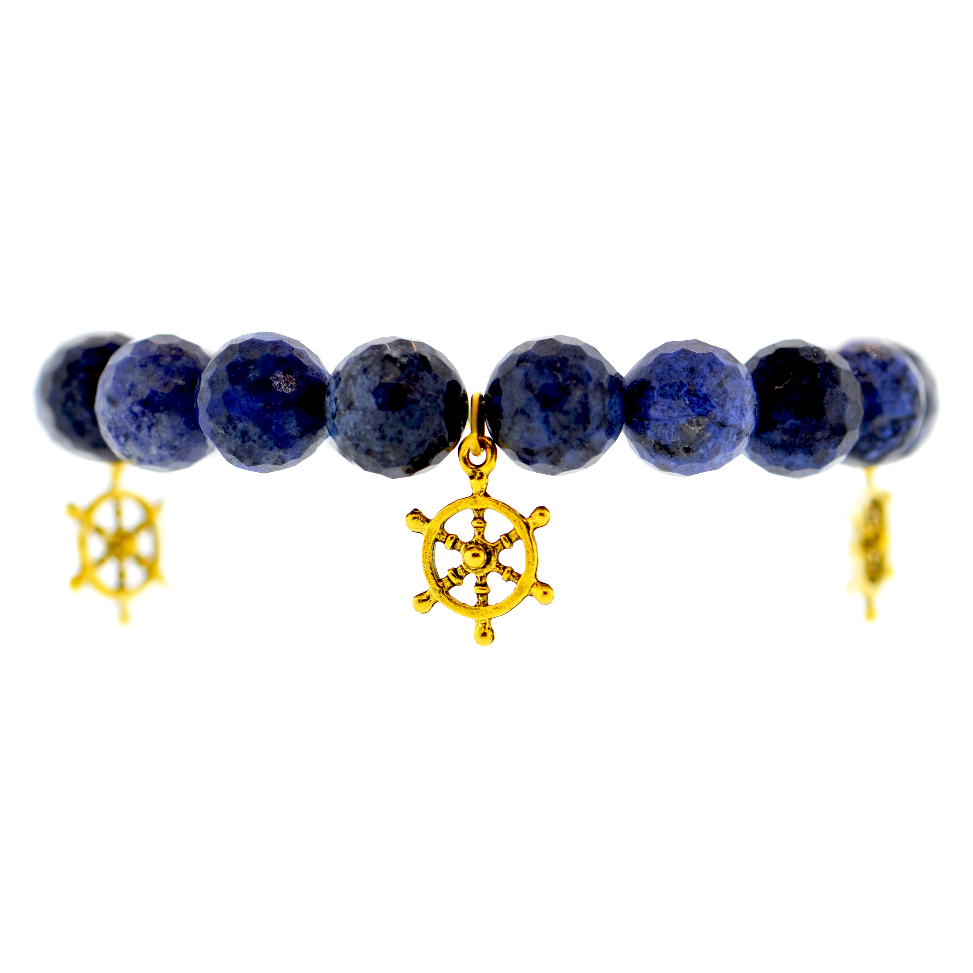 Denim Dumorite Helm Bracelet