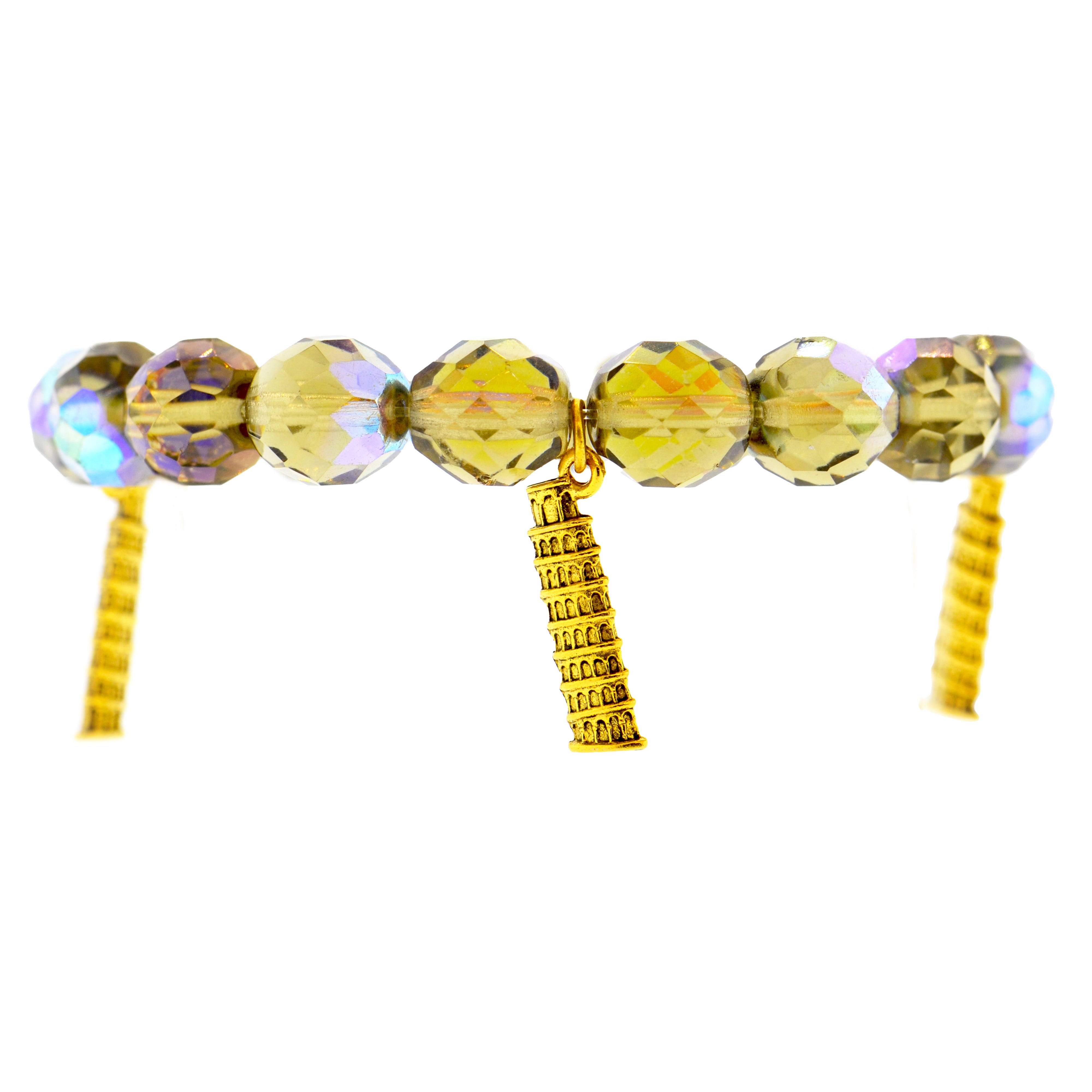 Iridescent Khaki Pisa Bracelet