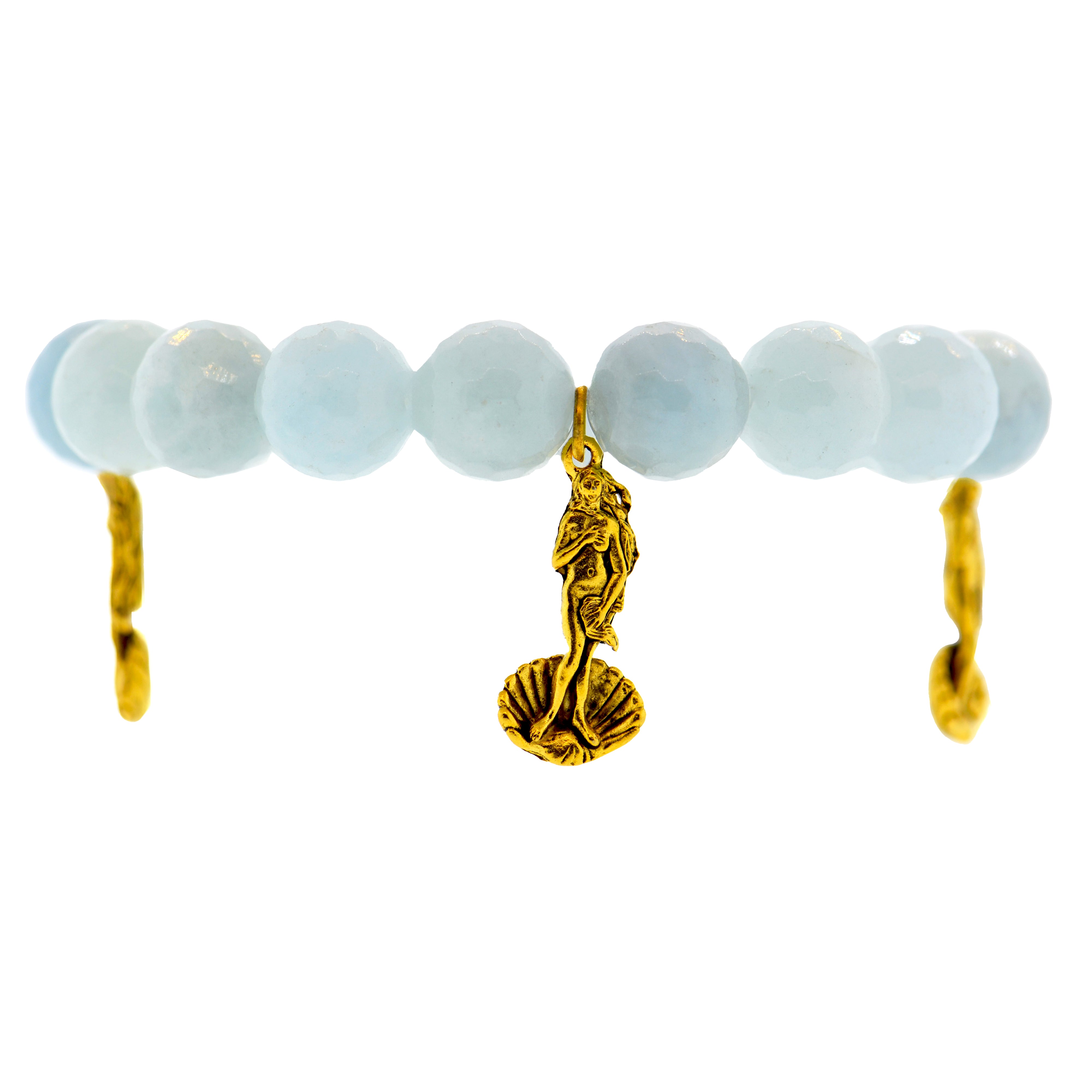 Aquamarine Birth of Venus Bracelet