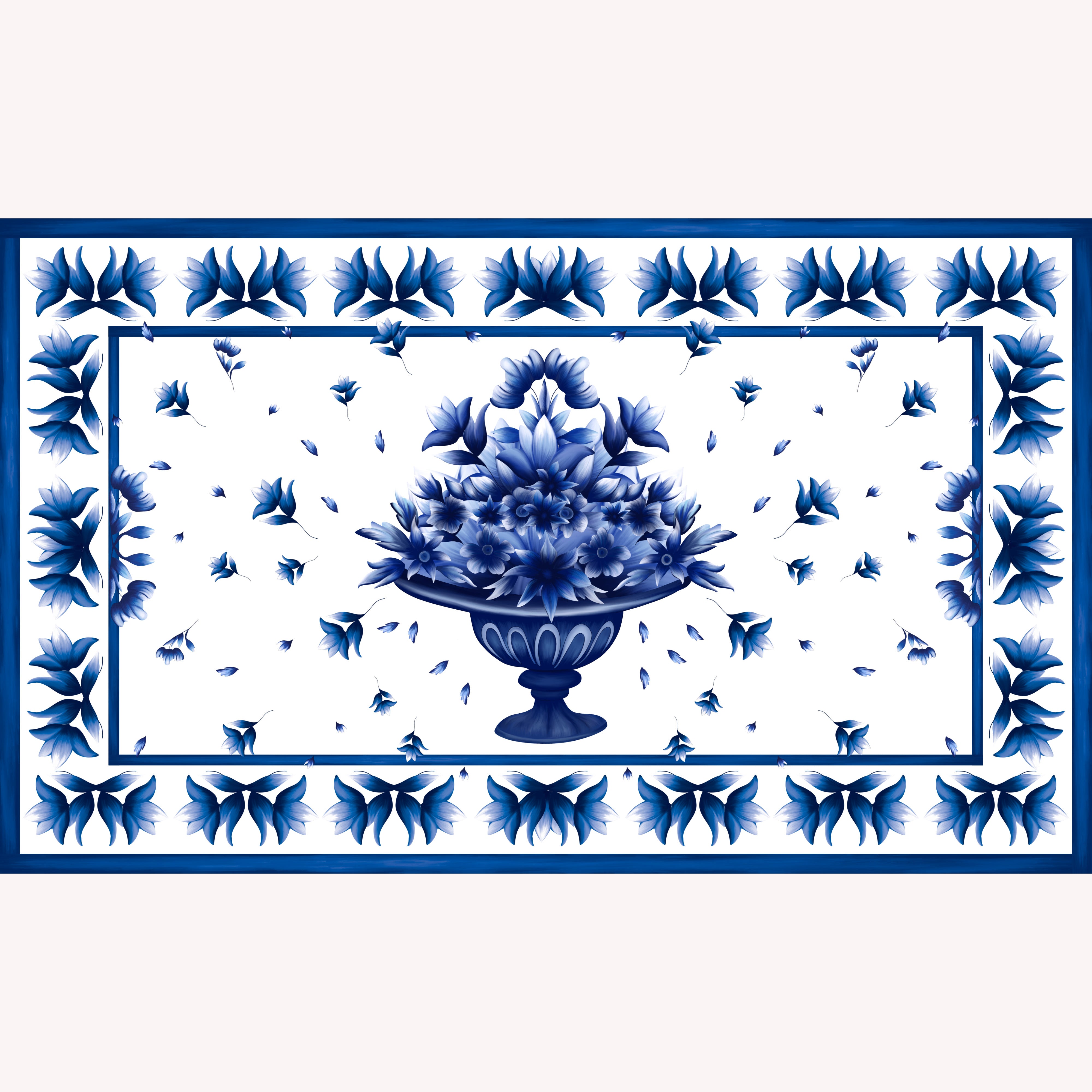 Azul 100% Cashmere Scarf in White