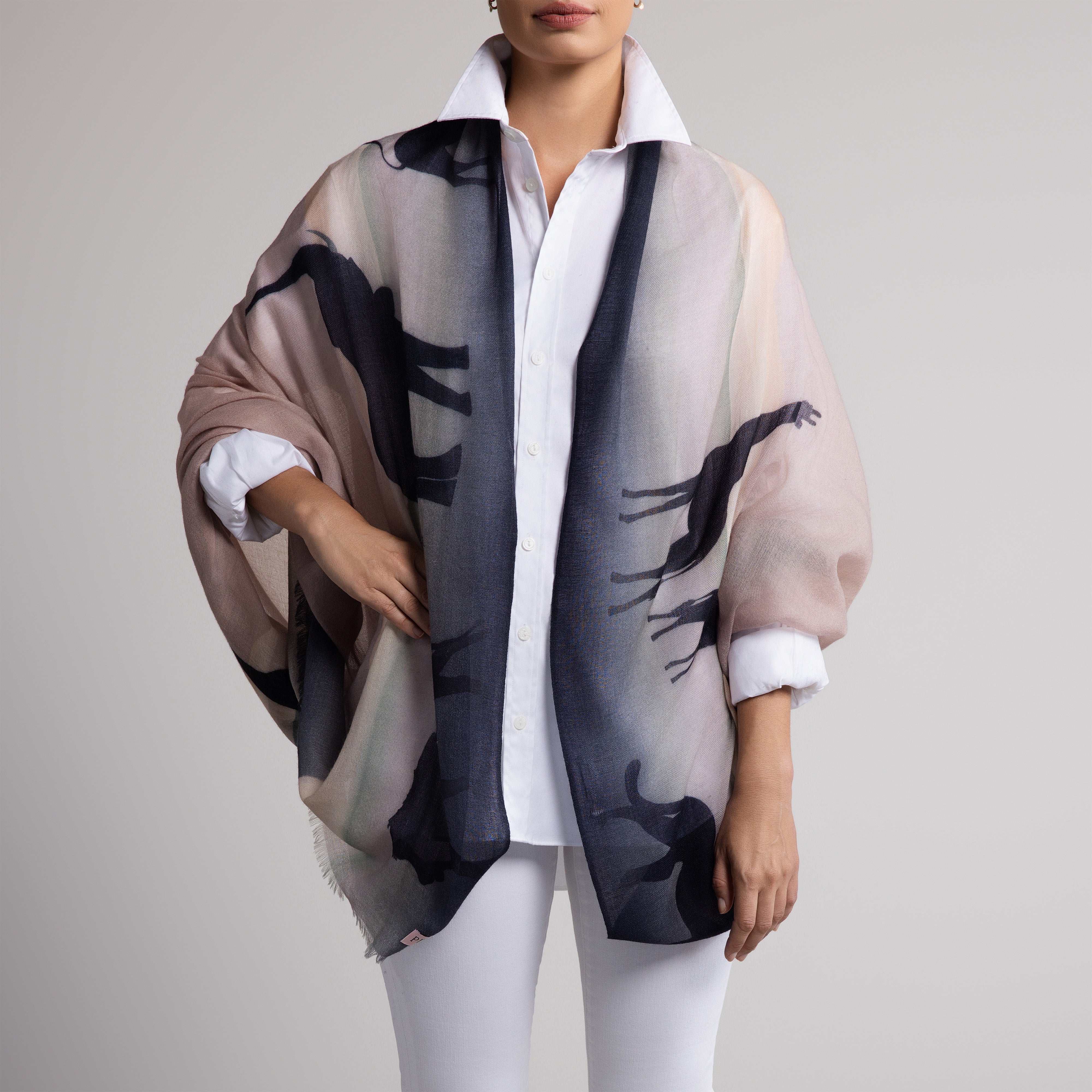 Safari Twilight 100% Cashmere Scarf