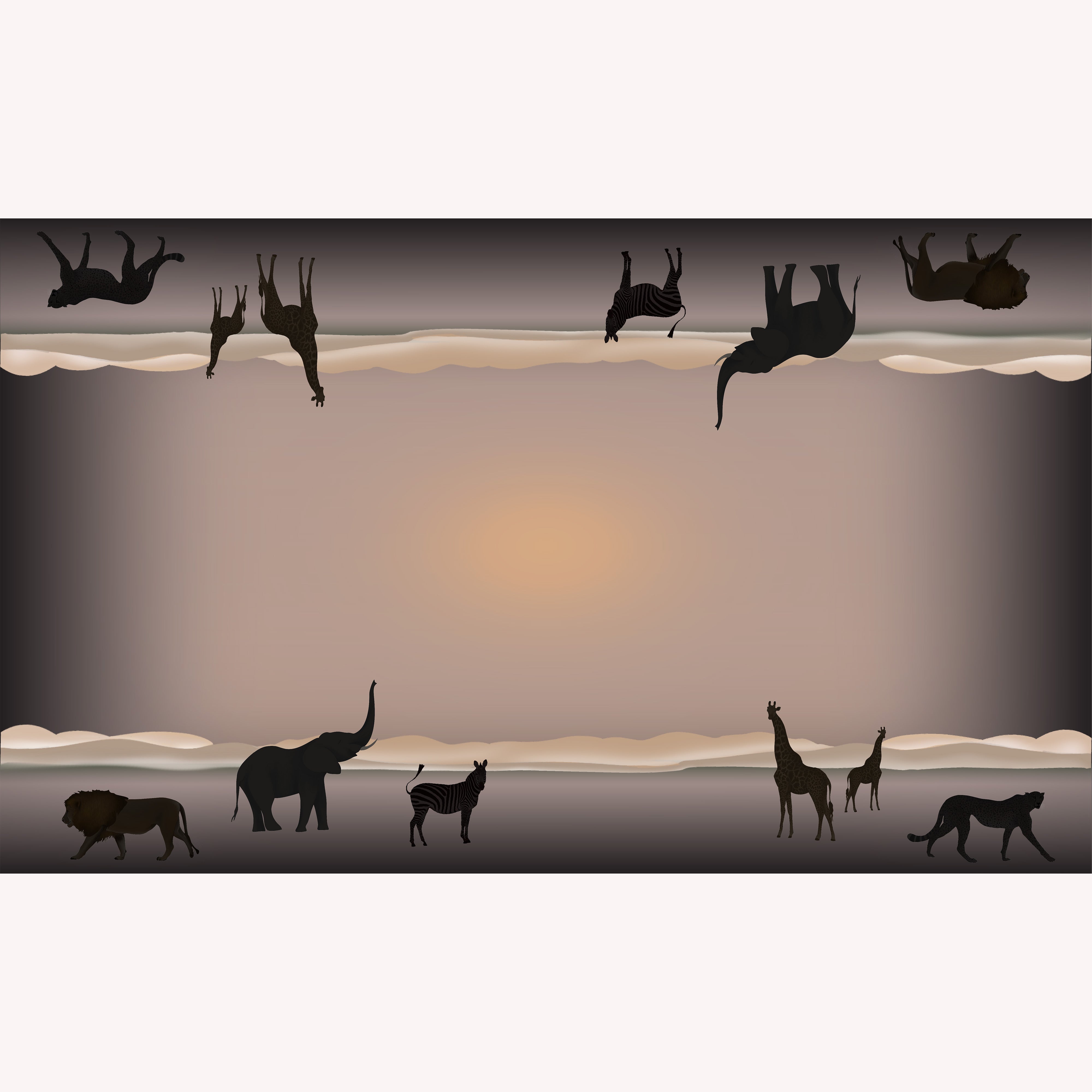 Safari Twilight 100% Cashmere Scarf