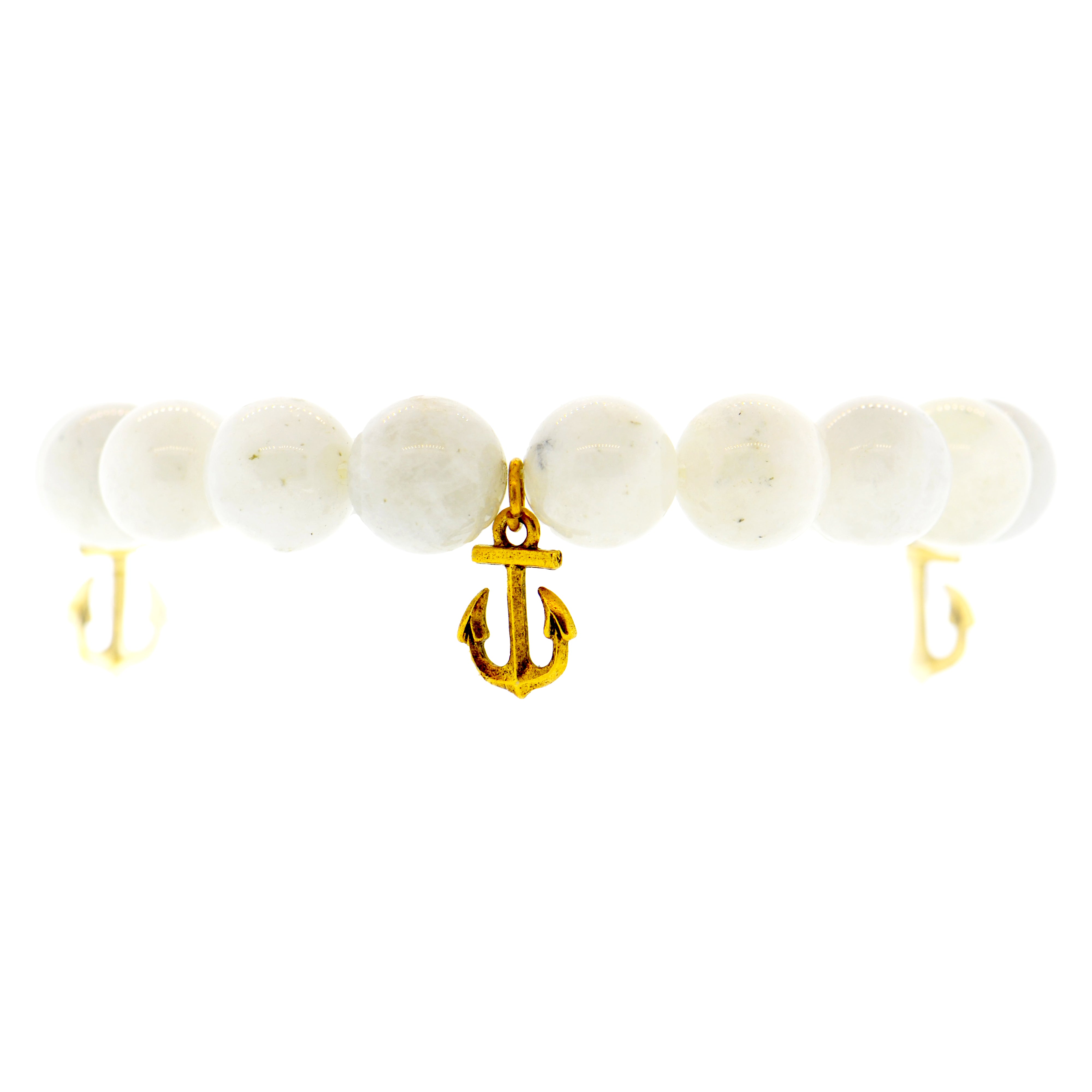 Moonstone Anchor Bracelet