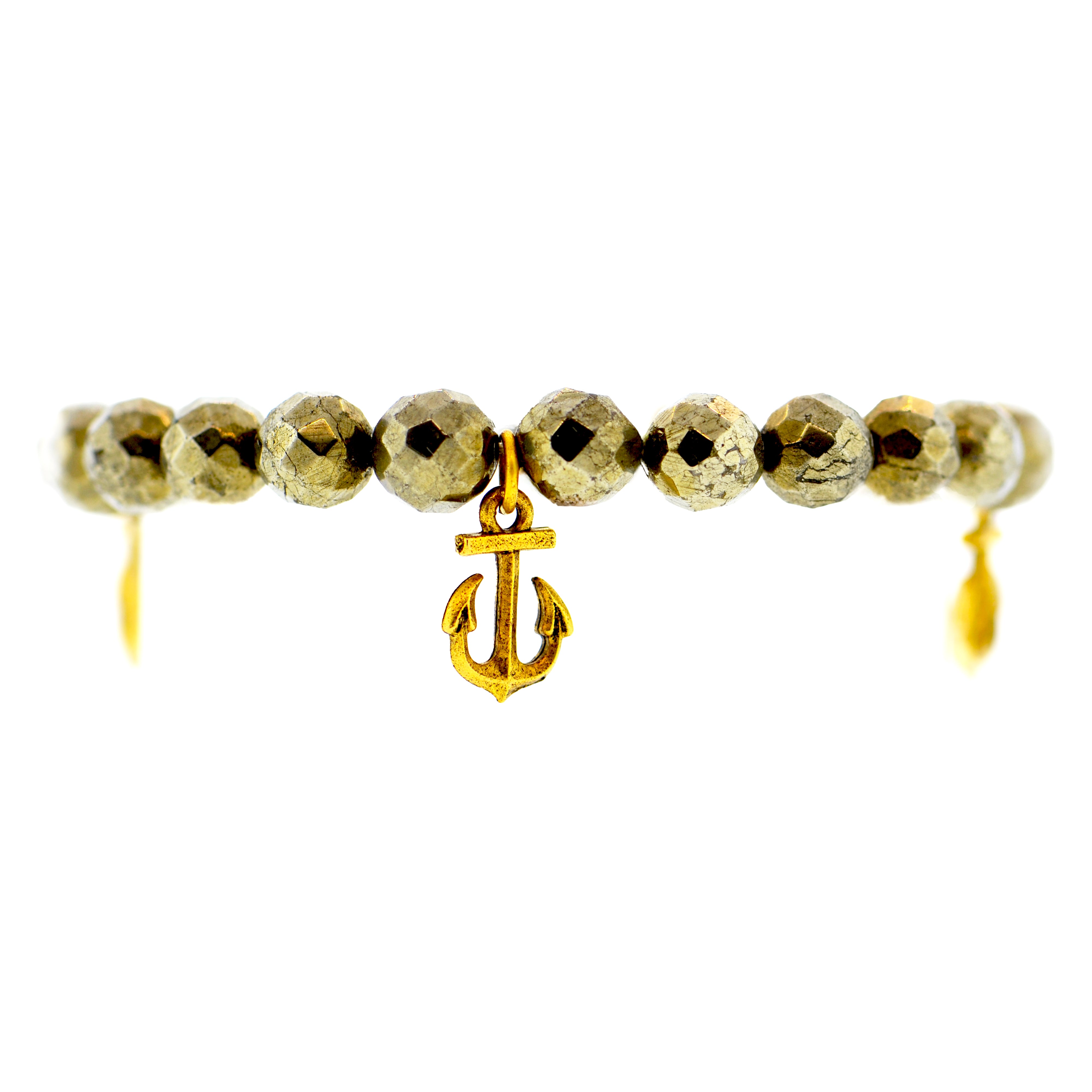 Pyrite Anchor Bracelet