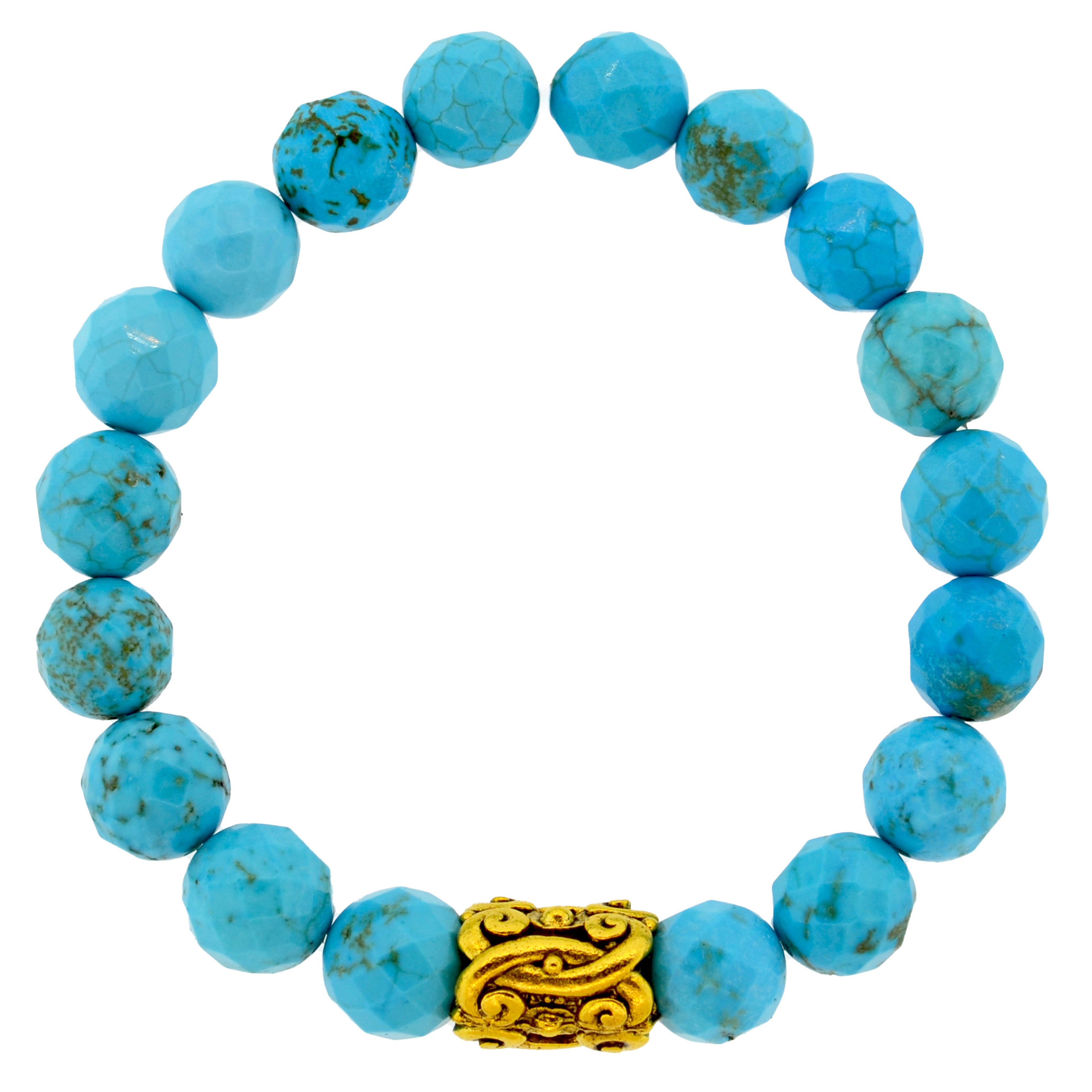 Turquoise Baroque Scroll Bracelet