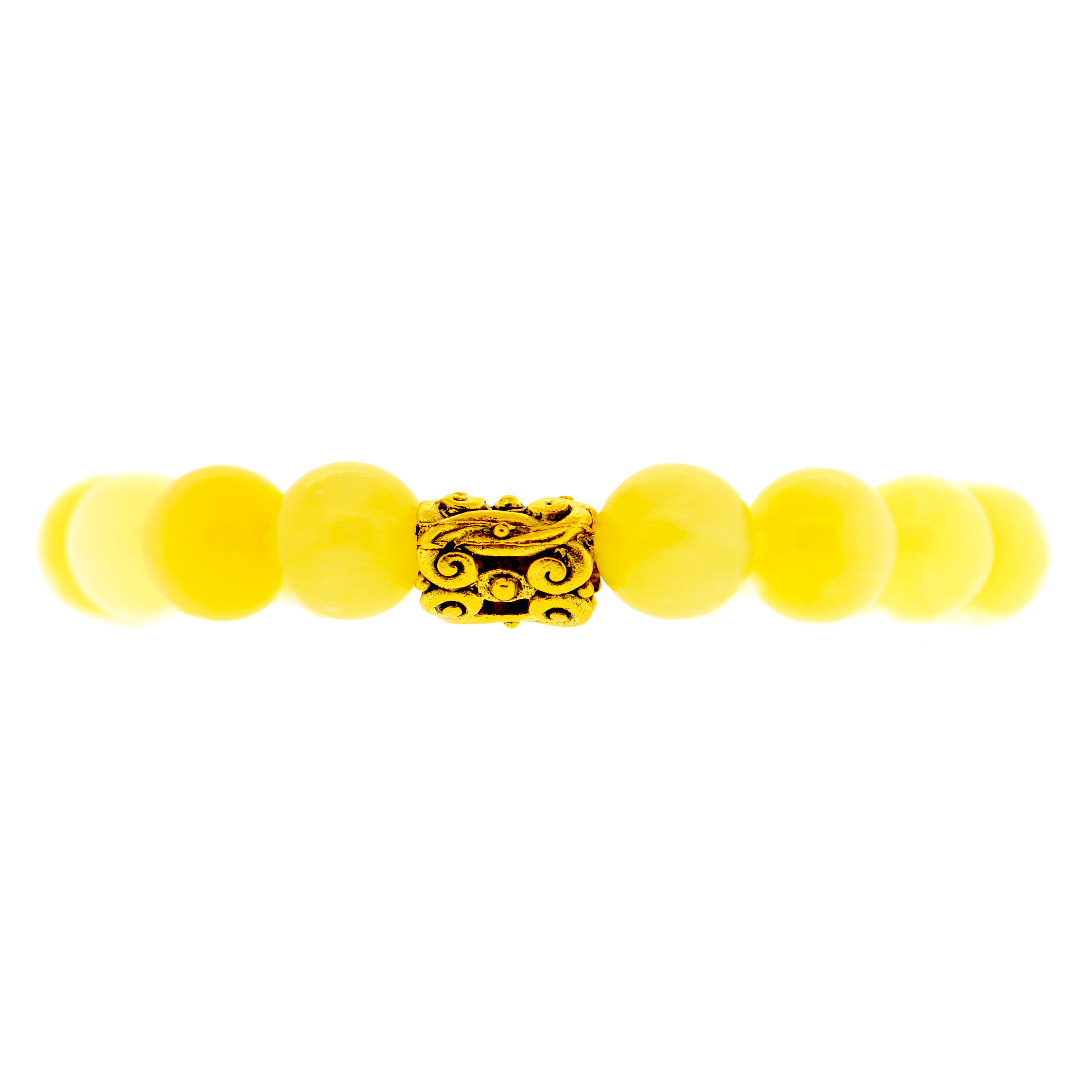 Yellow Calcite Baroque Scroll Bracelet