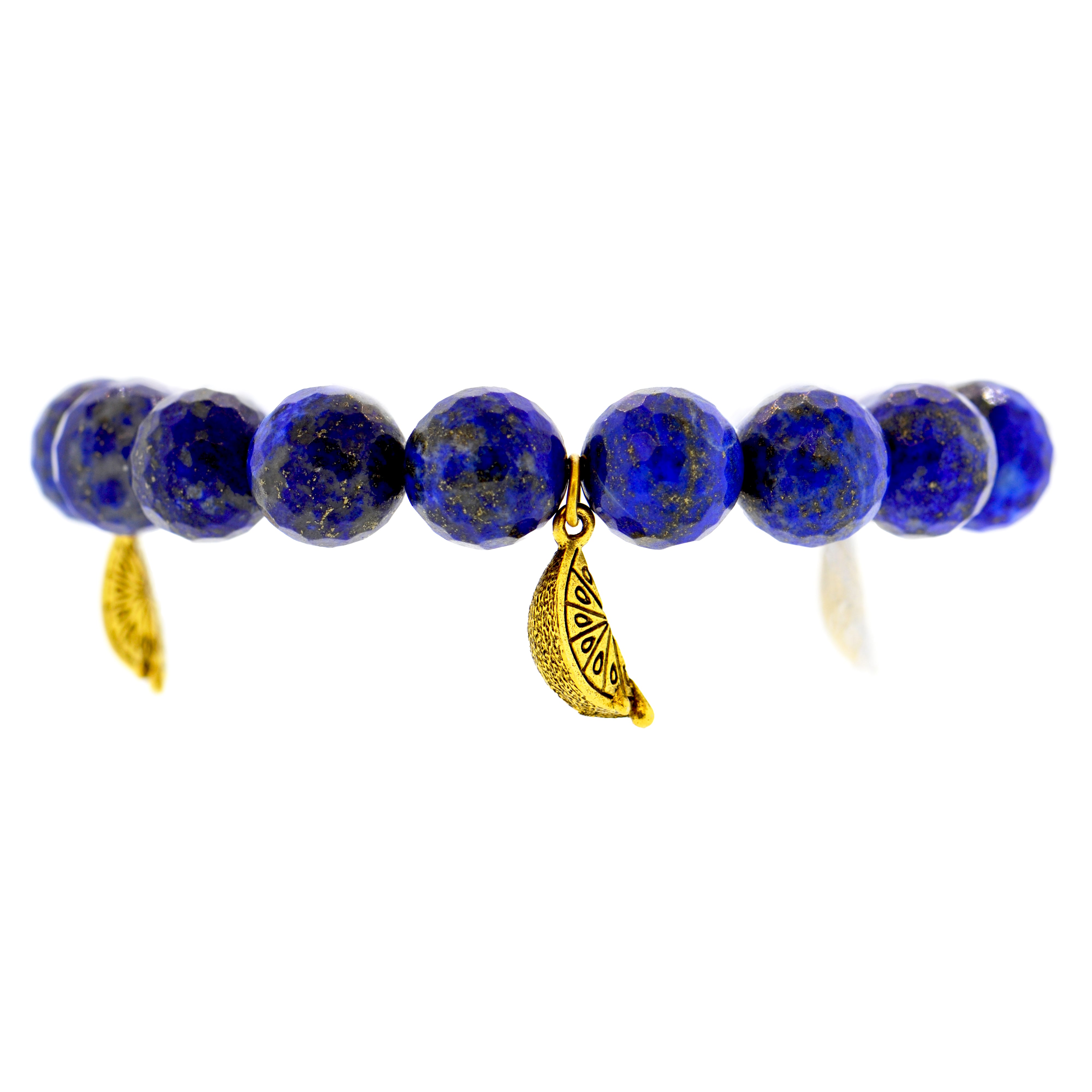 Lapis Lemon Slice Capri Bracelet