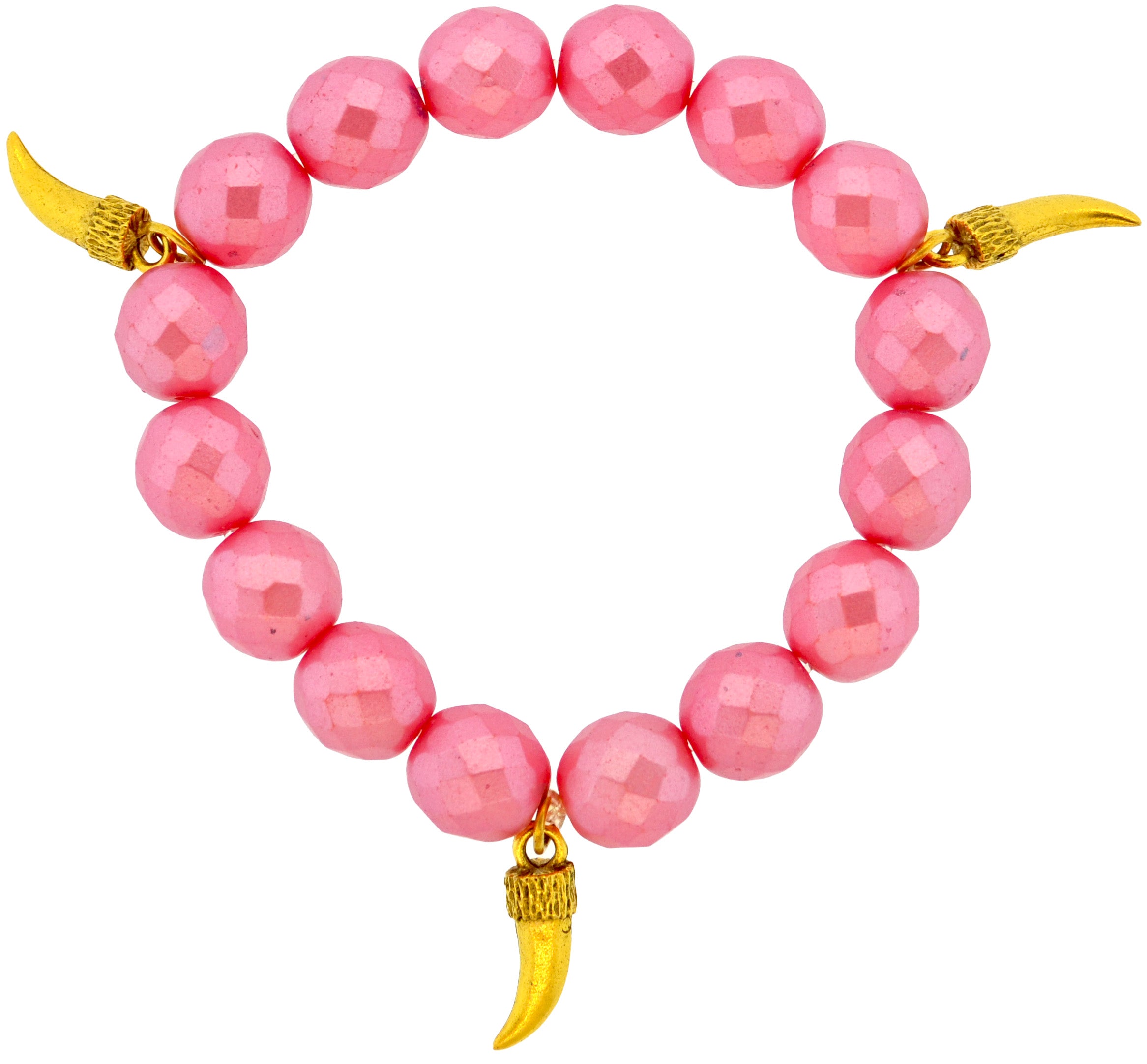 Dusty Rose Tusk Bracelet