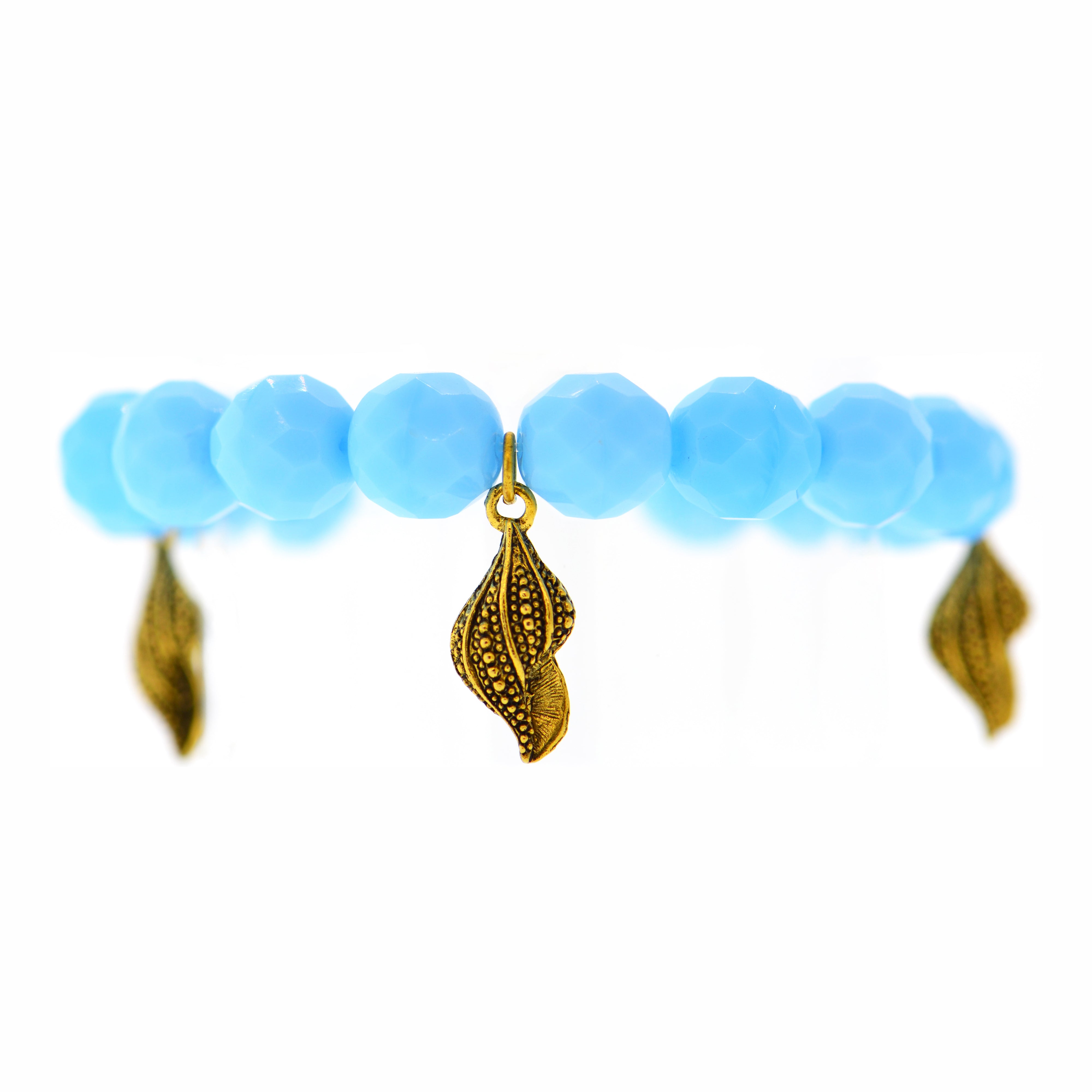 Turquoise Galapagos Conch Shell Bracelet