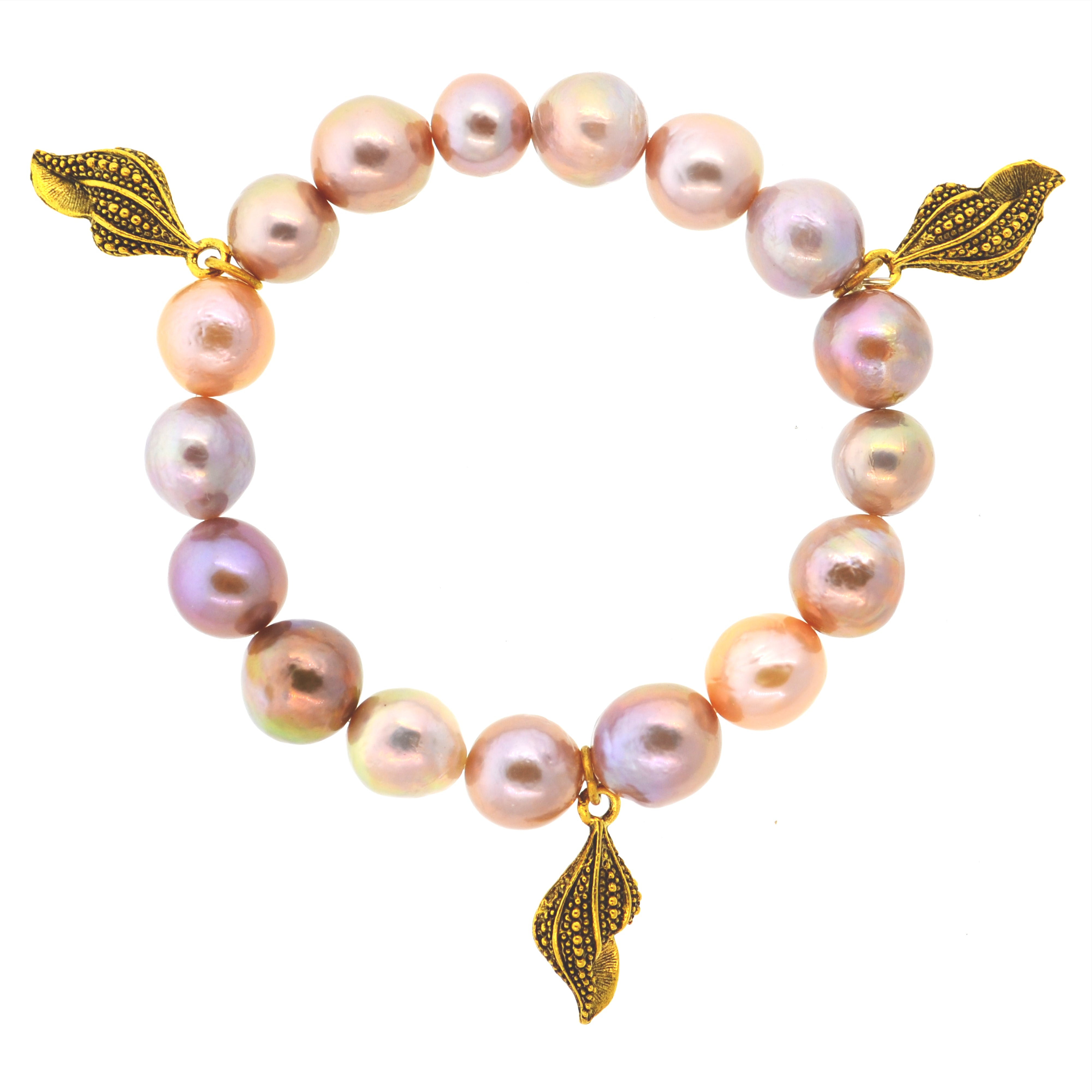 Pink Pearl Galapagos Conch Shell Bracelet