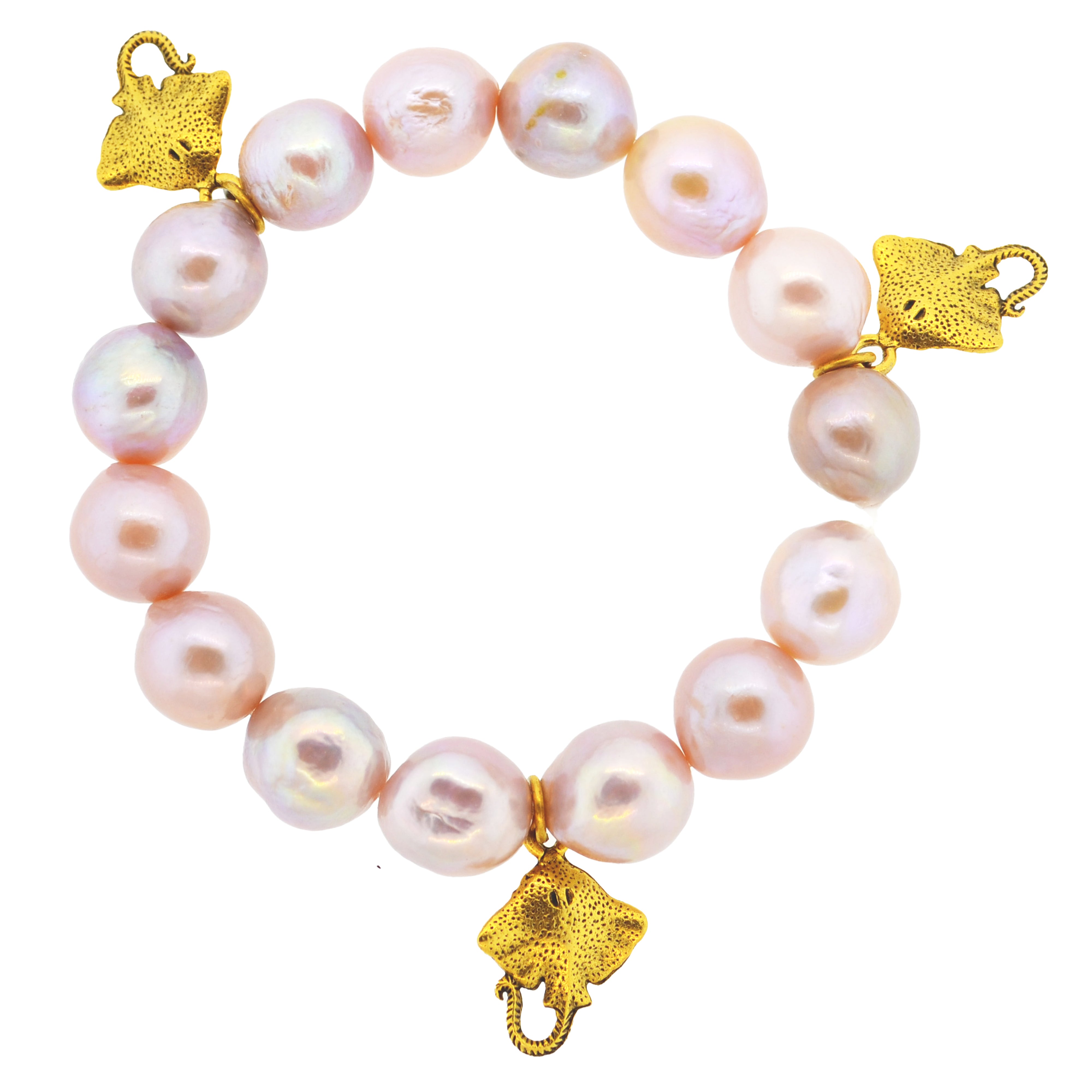 Pink Pearl Stingray Bracelet