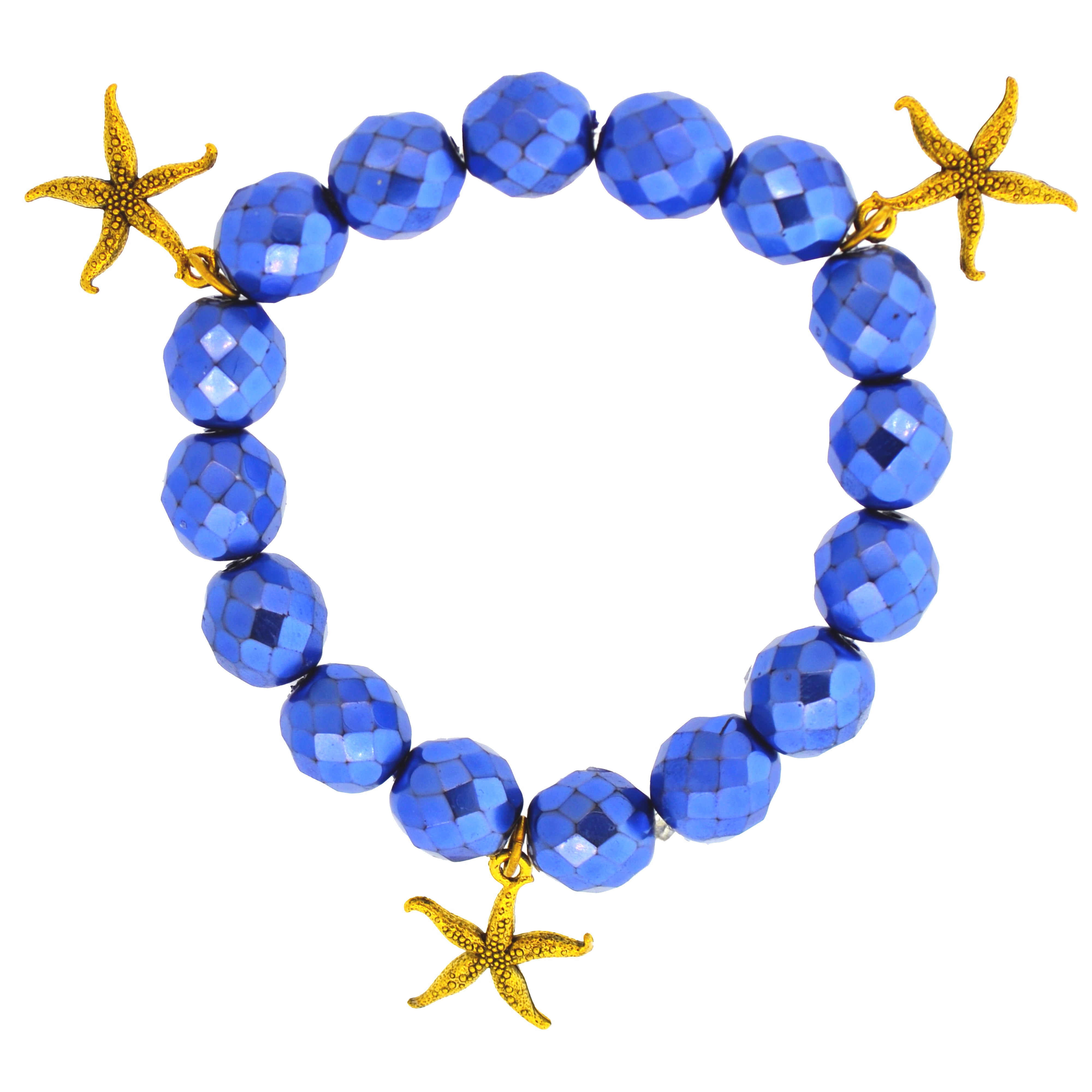 Denim Blue Galapagos Starfish Bracelet