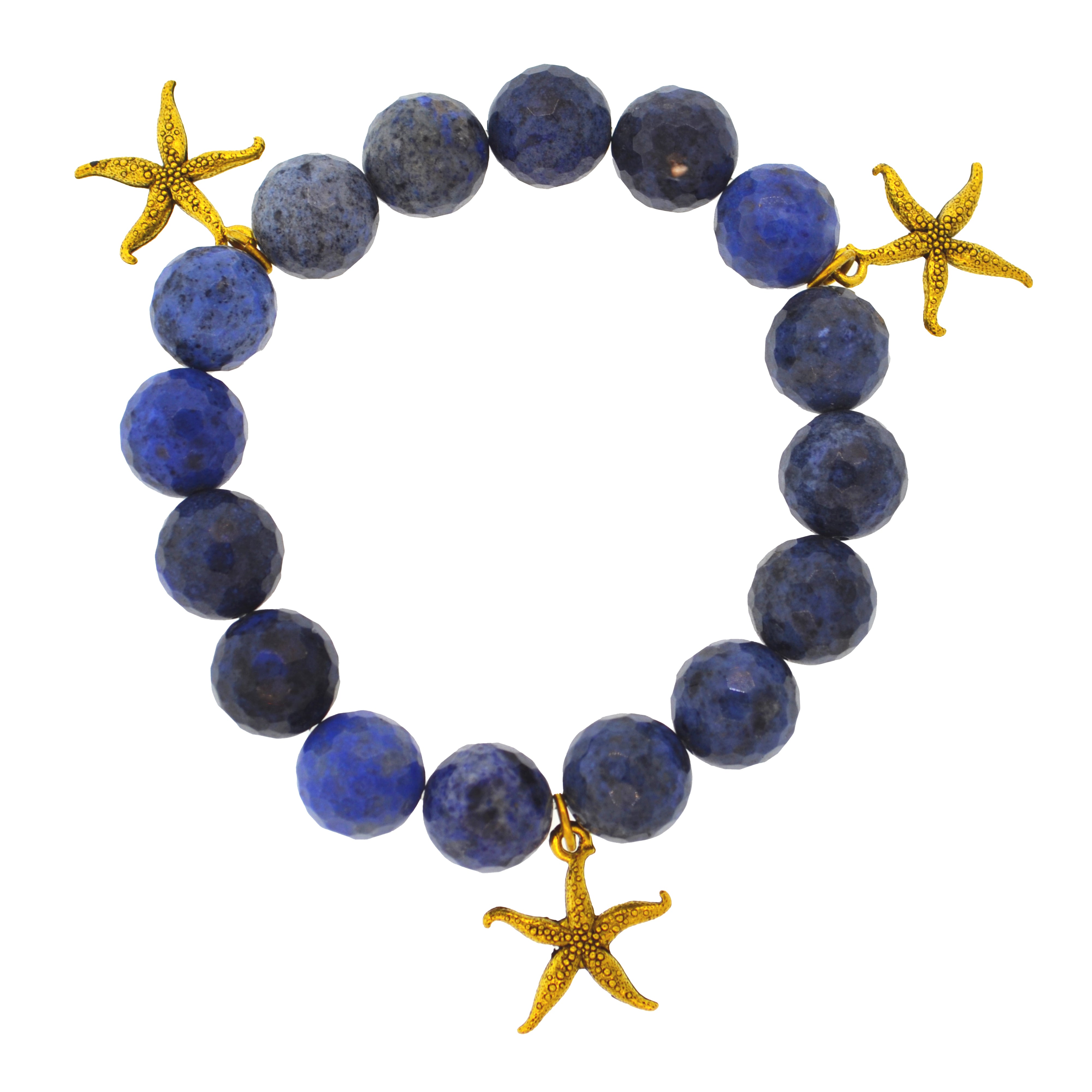 Blue Dumorite Galapagos Starfish Bracelet