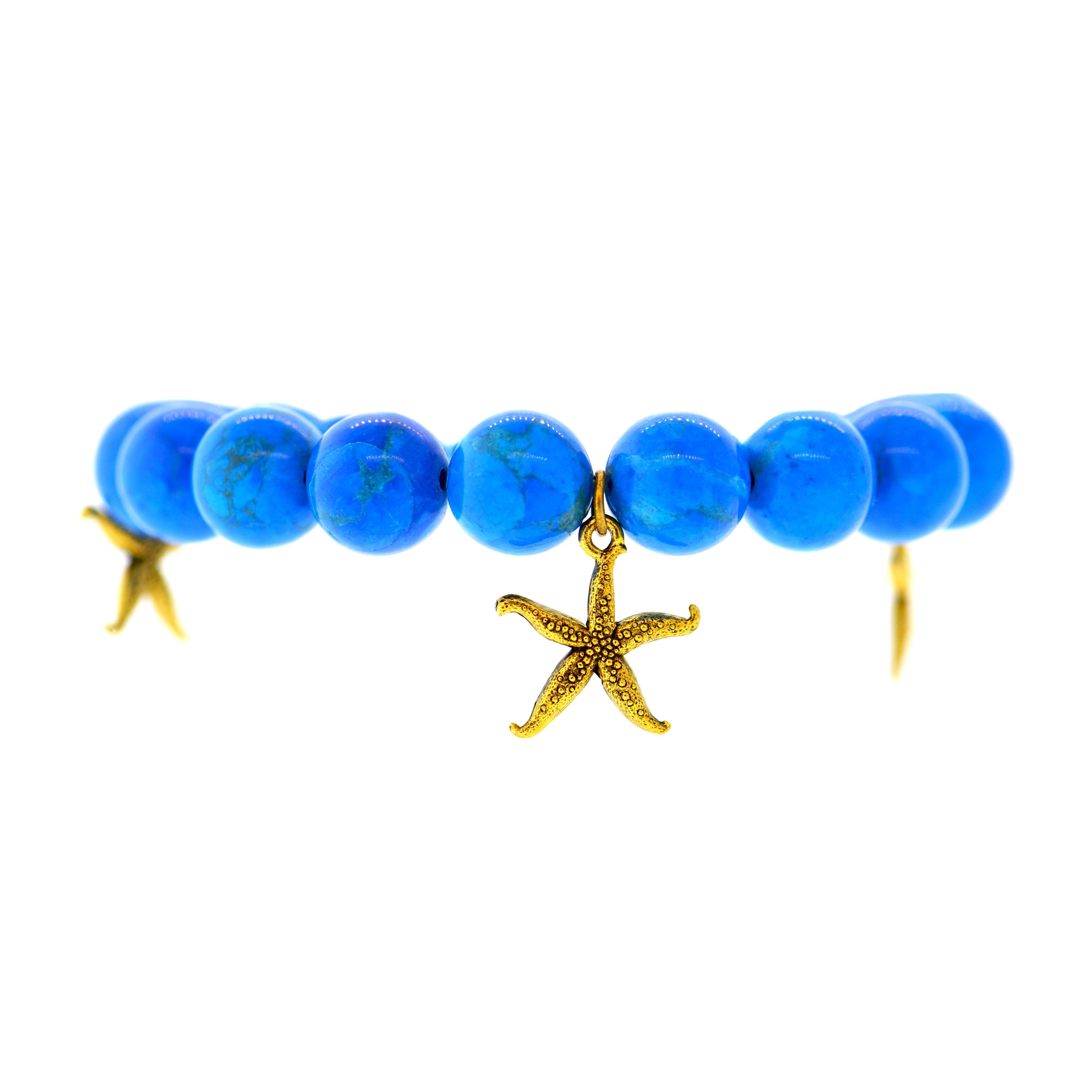 Howlite Galapagos Starfish Bracelet