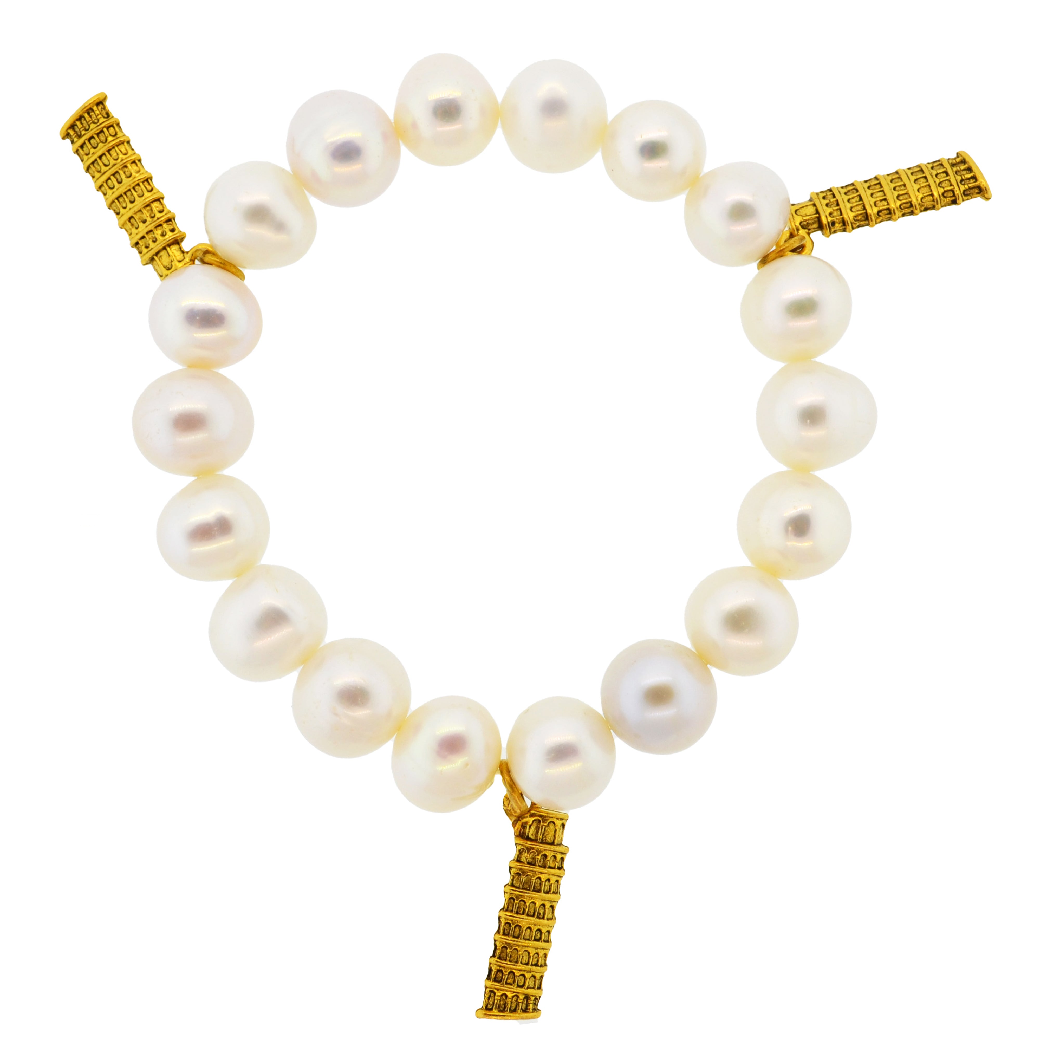 White Pearl Pisa Bracelet