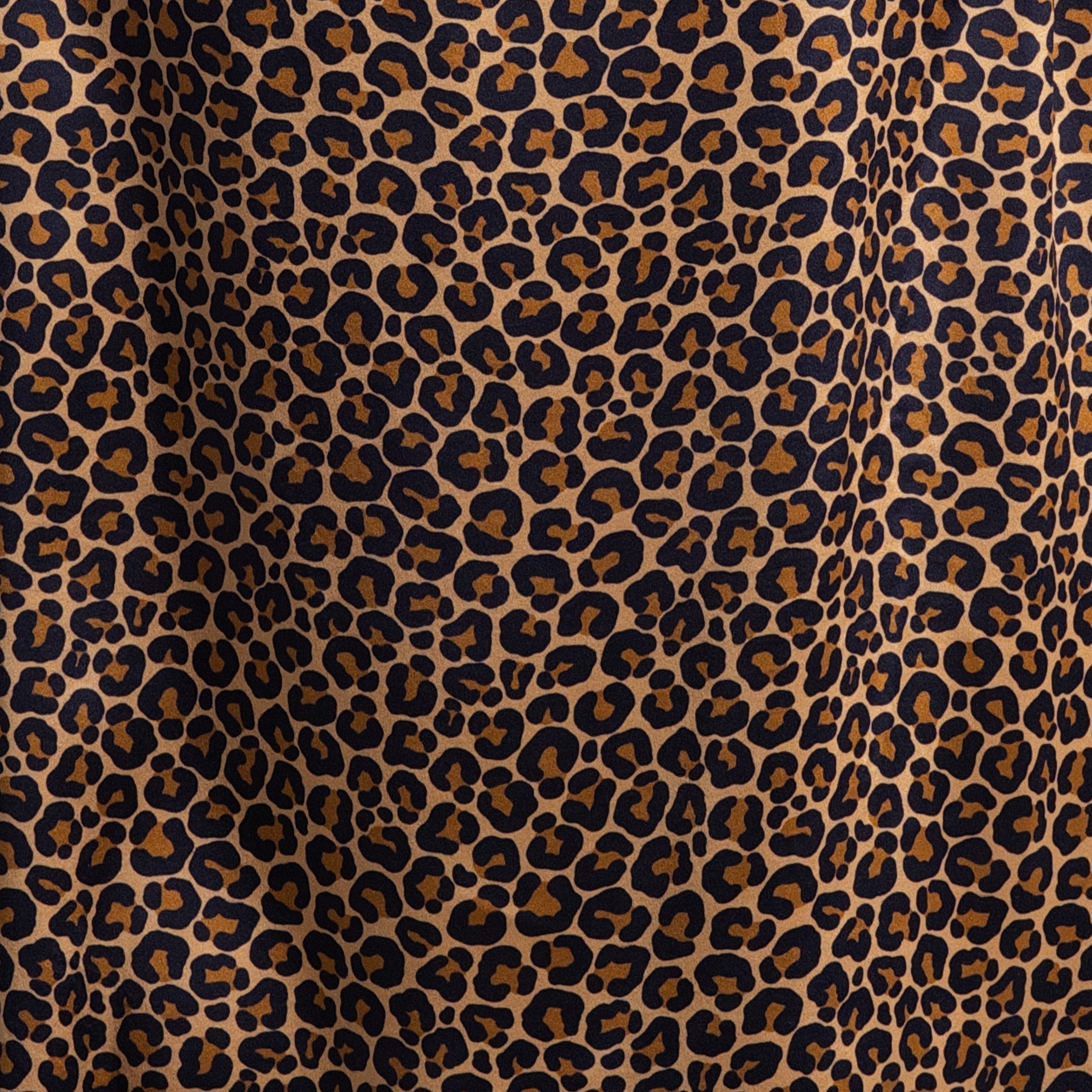 Safari Silk Caftan in Leopard Print